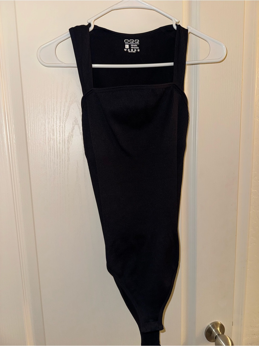 Different Color Ribbed Sleeveless Bodysuits
